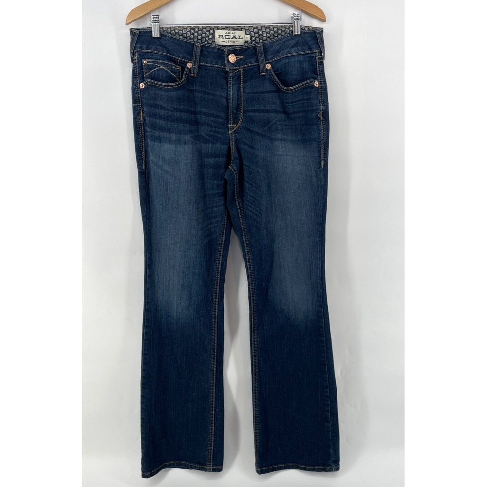 Ariat R.E.A.L Denim Rosa Boot Jeans Women 32L (34x33.5) Flare Jeans Perfect Rise